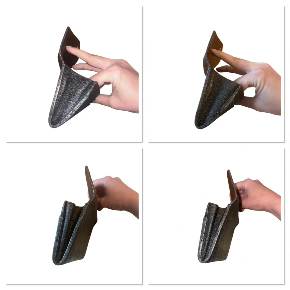 Louis Vuitton Black Empreinte Noir Leather Wallet